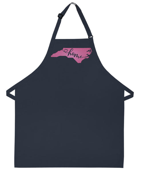 North Carolina Embroidered Apron love our home state kitchen cooking apron