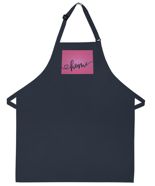 Wyoming Embroidered Apron love our home state kitchen cooking apron