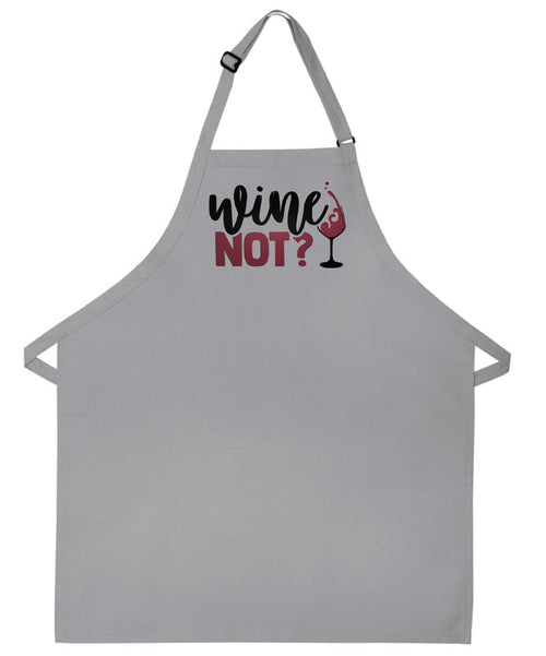 Wine apron Wine connoisseur embroidered perfect friend gift kitchen cooking apron