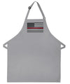 Firefighters Flag embroidered apron