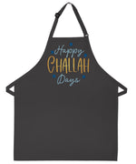 Hanukkah apron happy challah Days great Jewish gift Embroidered cooking Apron