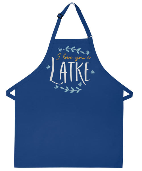 Hanukkah apron Latke Love kitchen Apron  lights cooking perfect gift season