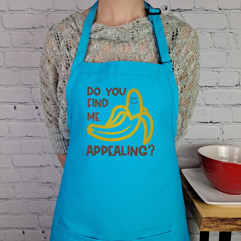 Dill Pickle Humor kitchen apron Just dill with it embroidered apron –  Threaded Stitch