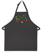 Christmas Apron Tis the season embroidered holiday apron with pockets perfect hostess gift for her