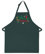 Christmas Apron Tis the season embroidered holiday apron with pockets perfect hostess gift for her