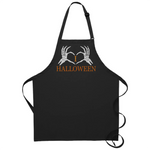 Halloween apron skeleton heart halloween party great for her hostess