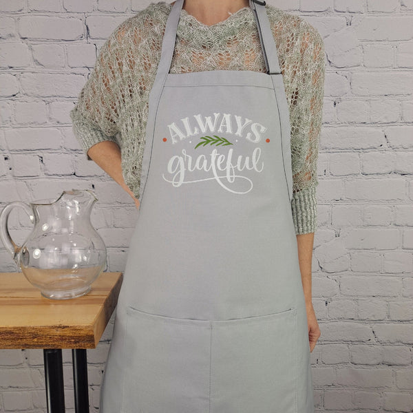 {{product_title}} – {{color}} embroidered kitchen apron