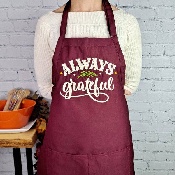 {{product_title}} – {{color}} embroidered kitchen apron