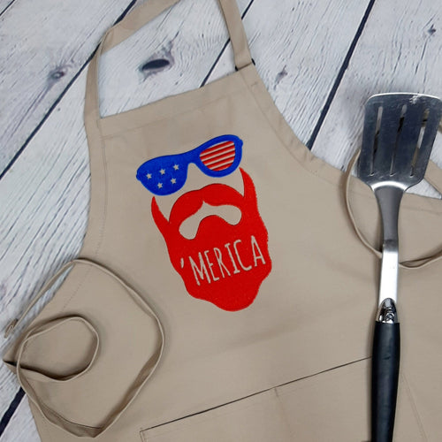 {{product_title}} – {{color}} embroidered kitchen apron