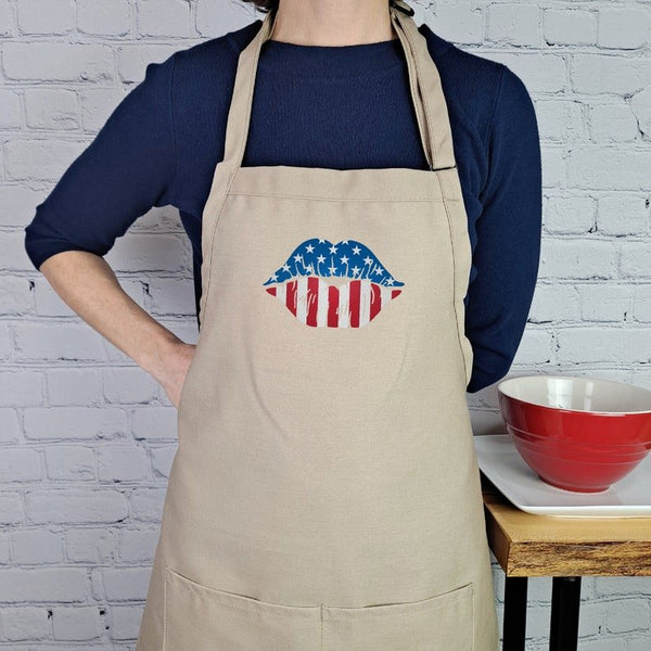 {{product_title}} – {{color}} embroidered kitchen apron
