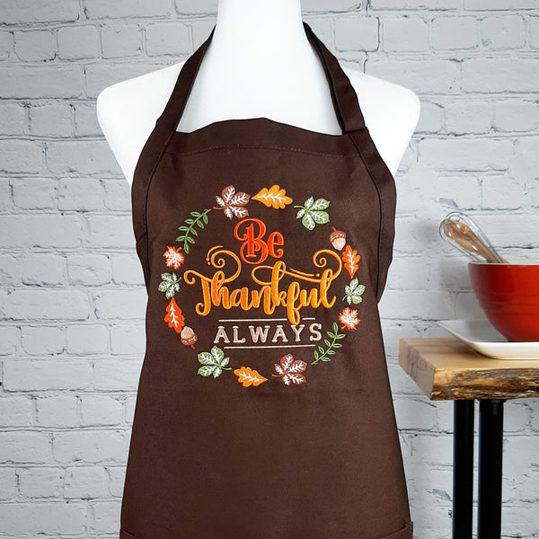 {{product_title}} – {{color}} embroidered kitchen apron