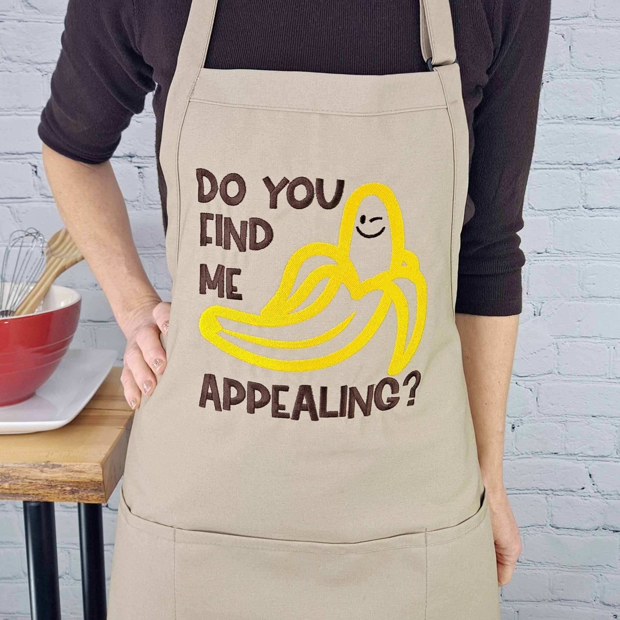 {{product_title}} – {{color}} embroidered kitchen apron