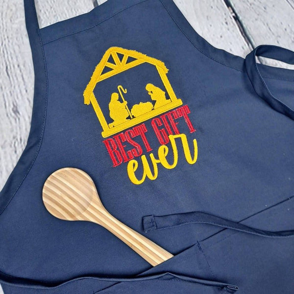 {{product_title}} – {{color}} embroidered kitchen apron