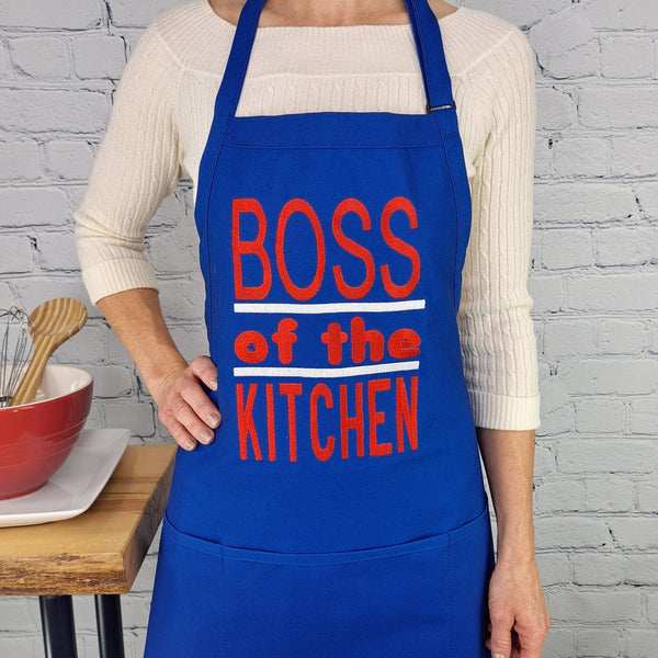 {{product_title}} – {{color}} embroidered kitchen apron