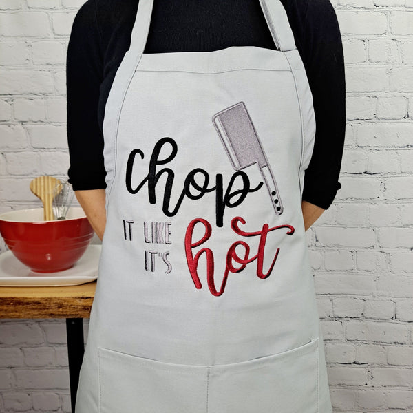 {{product_title}} – {{color}} embroidered kitchen apron