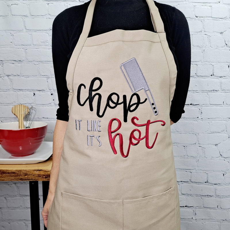 {{product_title}} – {{color}} embroidered kitchen apron