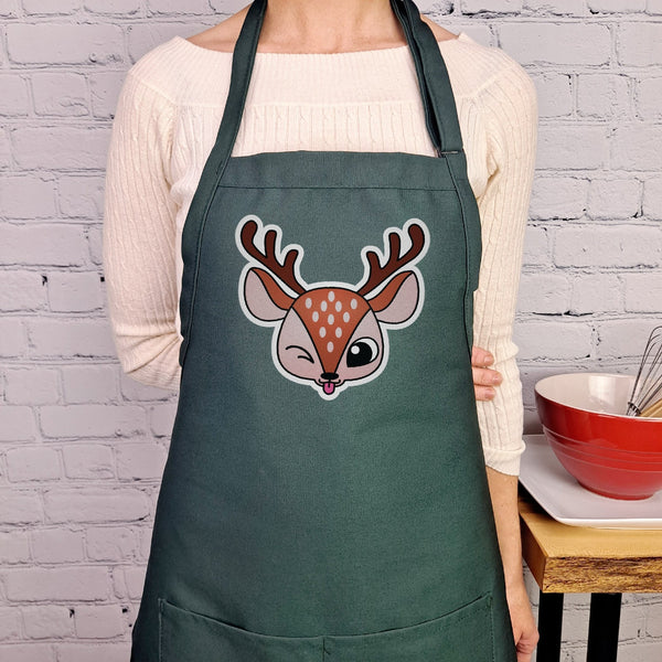 {{product_title}} – {{color}} embroidered kitchen apron