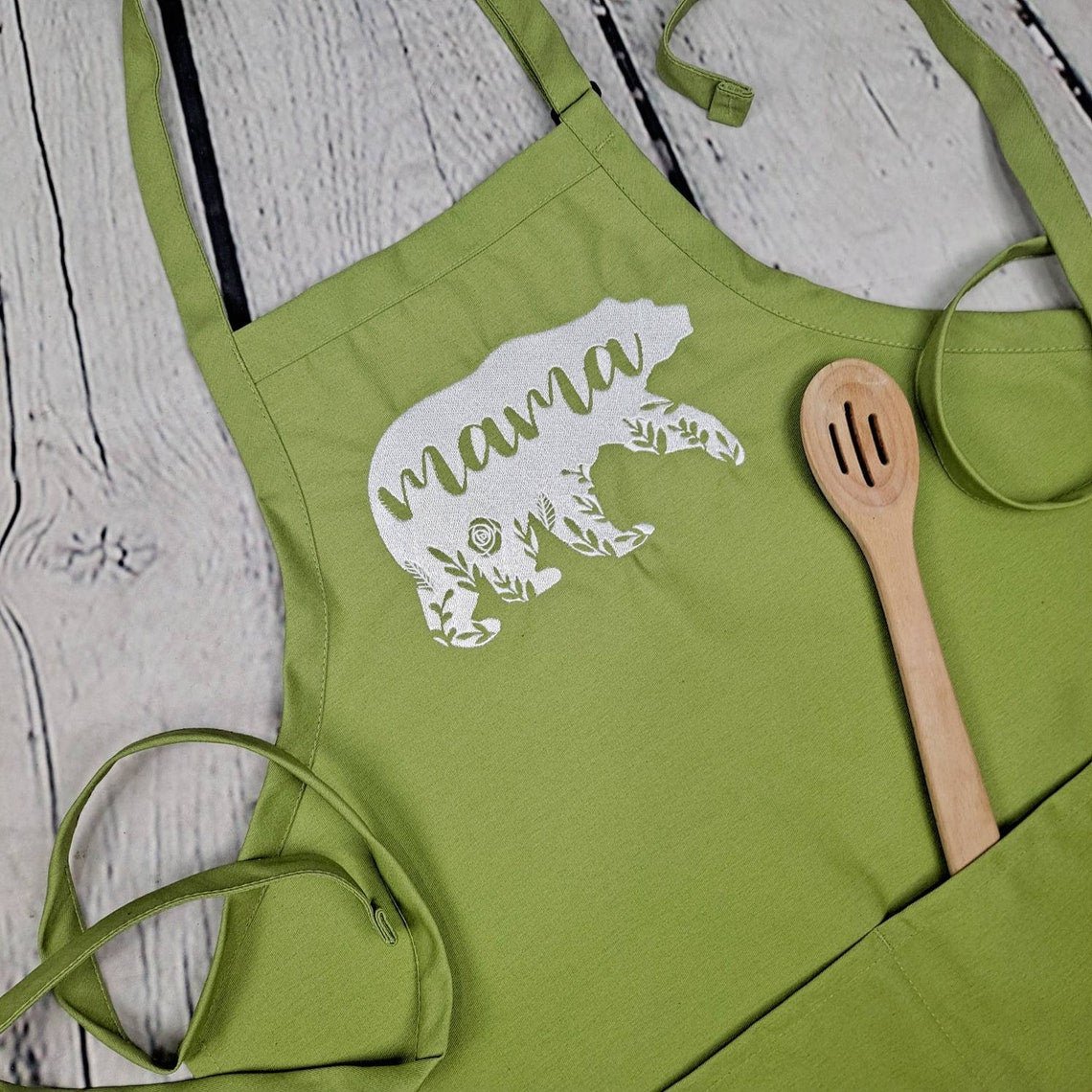 {{product_title}} – {{color}} embroidered kitchen apron