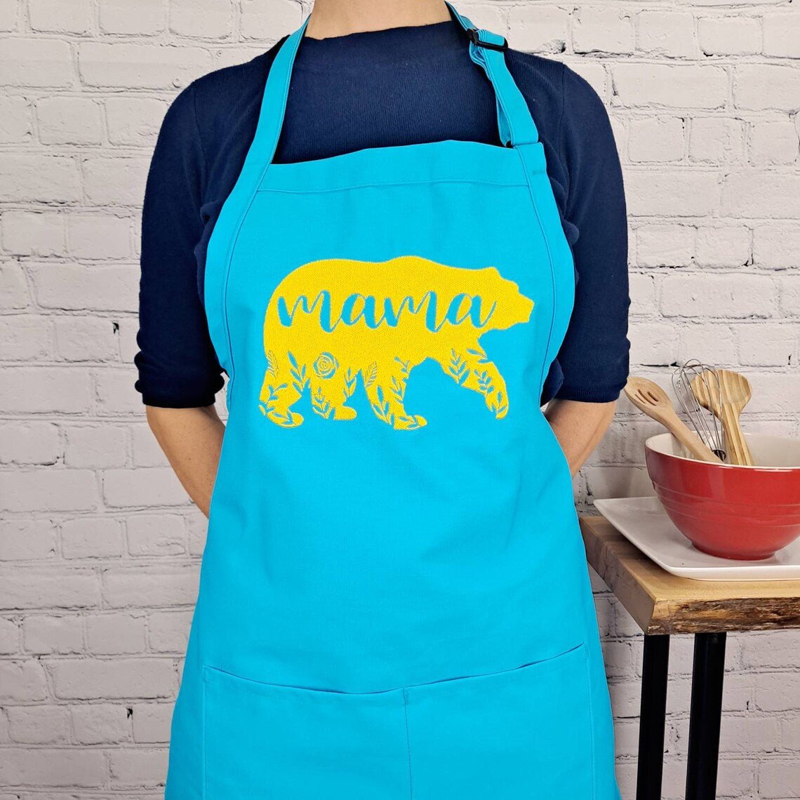 {{product_title}} – {{color}} embroidered kitchen apron