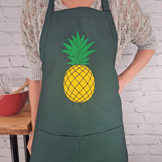 {{product_title}} – {{color}} embroidered kitchen apron