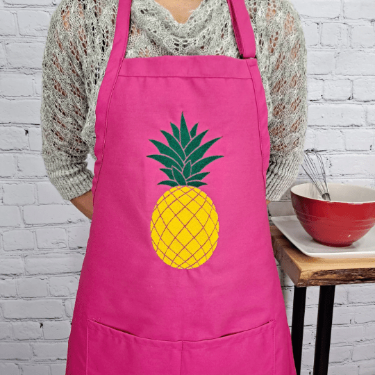 {{product_title}} – {{color}} embroidered kitchen apron