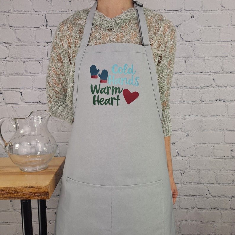 {{product_title}} – {{color}} embroidered kitchen apron