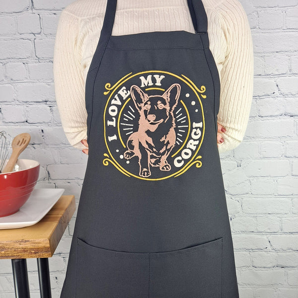 {{product_title}} – {{color}} embroidered kitchen apron