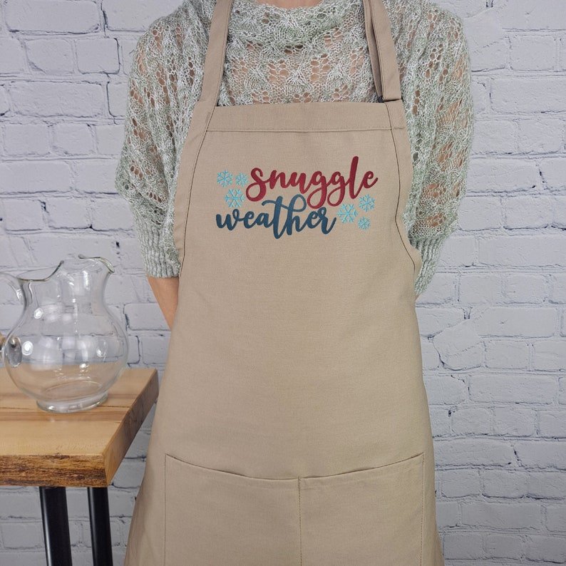 {{product_title}} – {{color}} embroidered kitchen apron