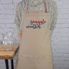 {{product_title}} – {{color}} embroidered kitchen apron