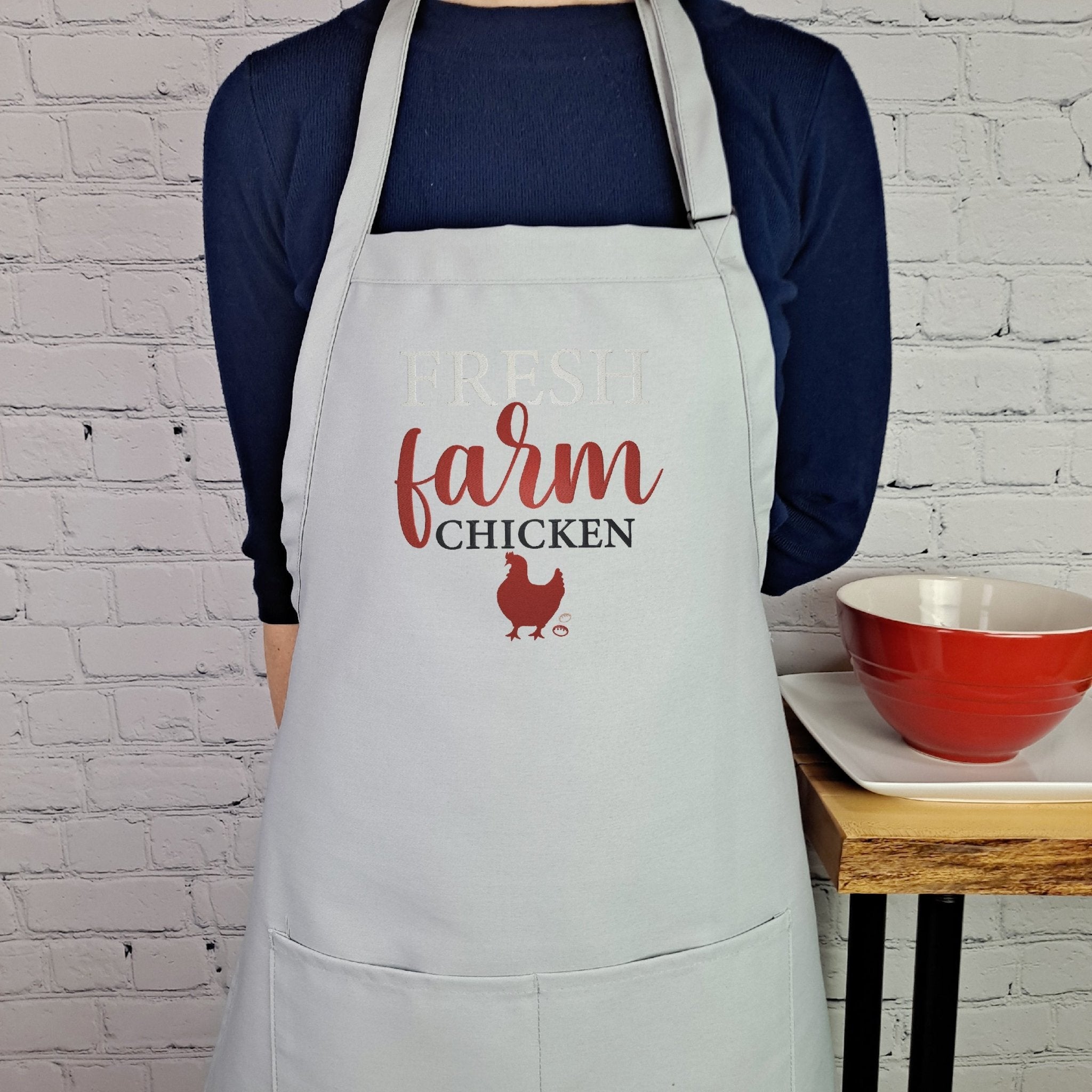 {{product_title}} – {{color}} embroidered kitchen apron
