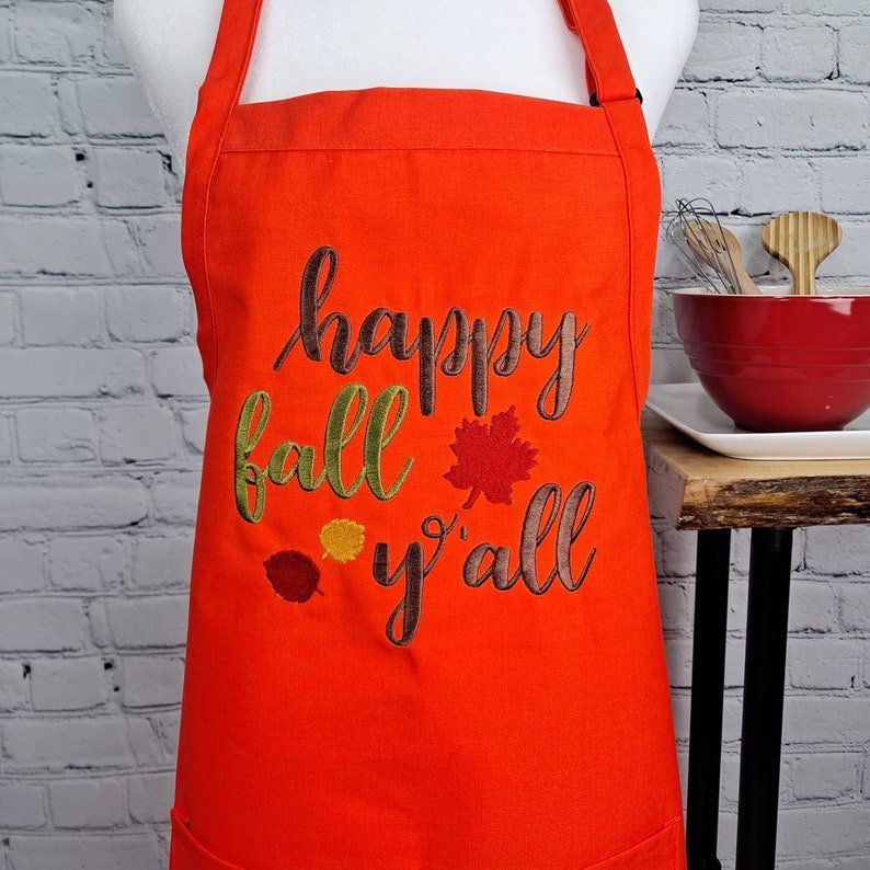 {{product_title}} – {{color}} embroidered kitchen apron
