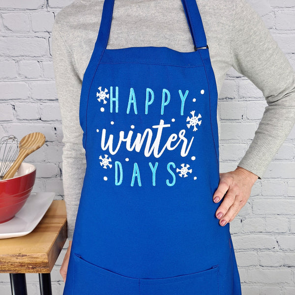 {{product_title}} – {{color}} embroidered kitchen apron