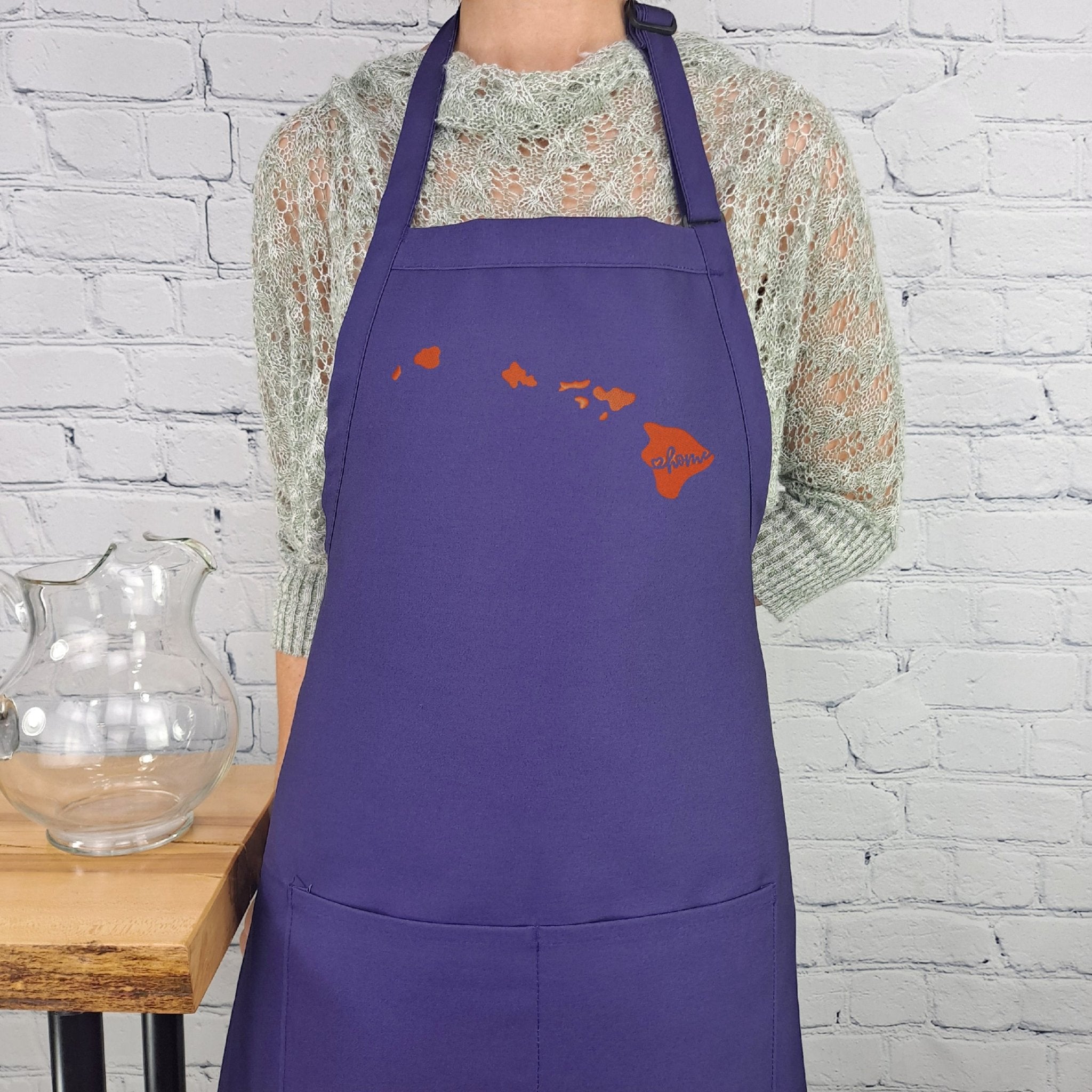 {{product_title}} – {{color}} embroidered kitchen apron
