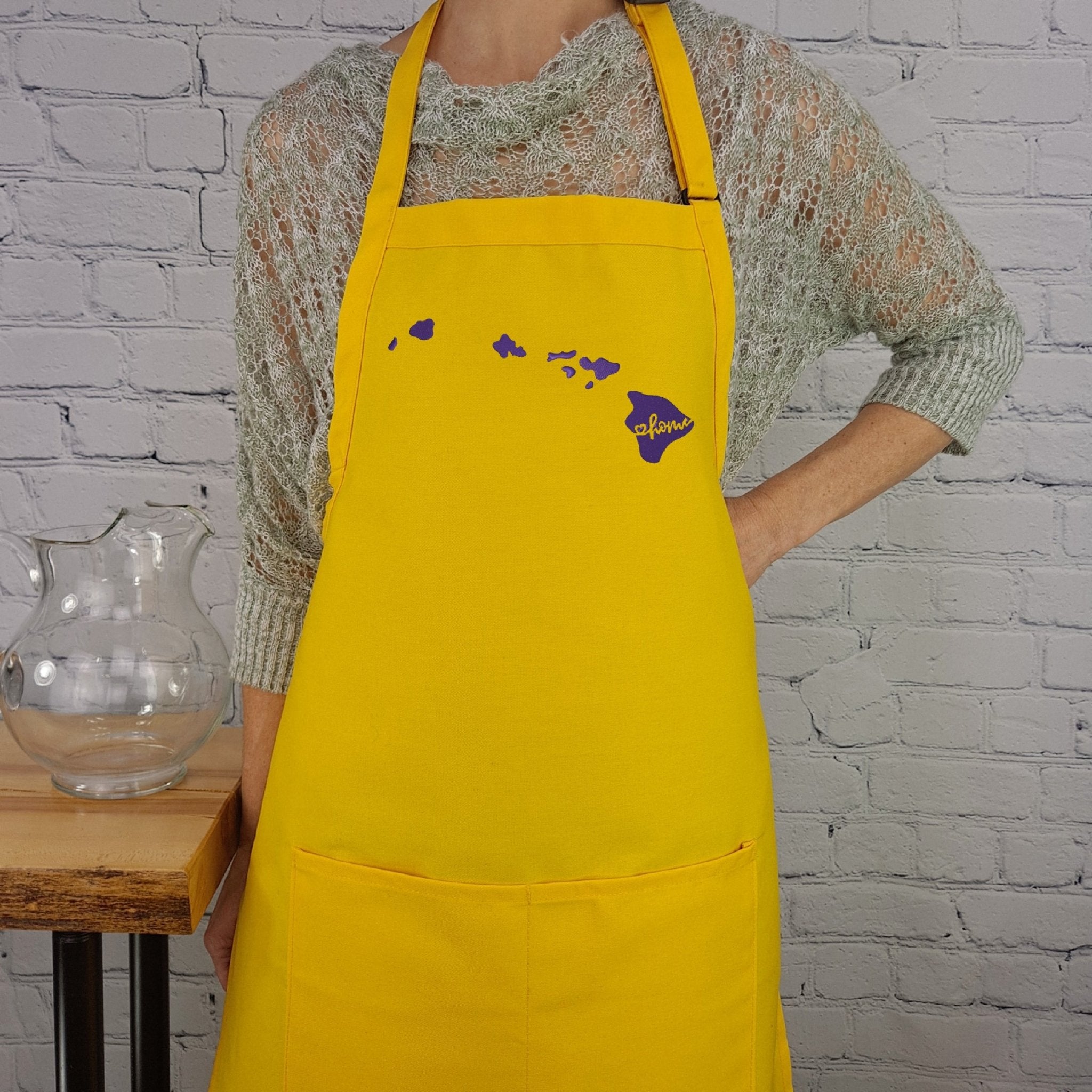 {{product_title}} – {{color}} embroidered kitchen apron