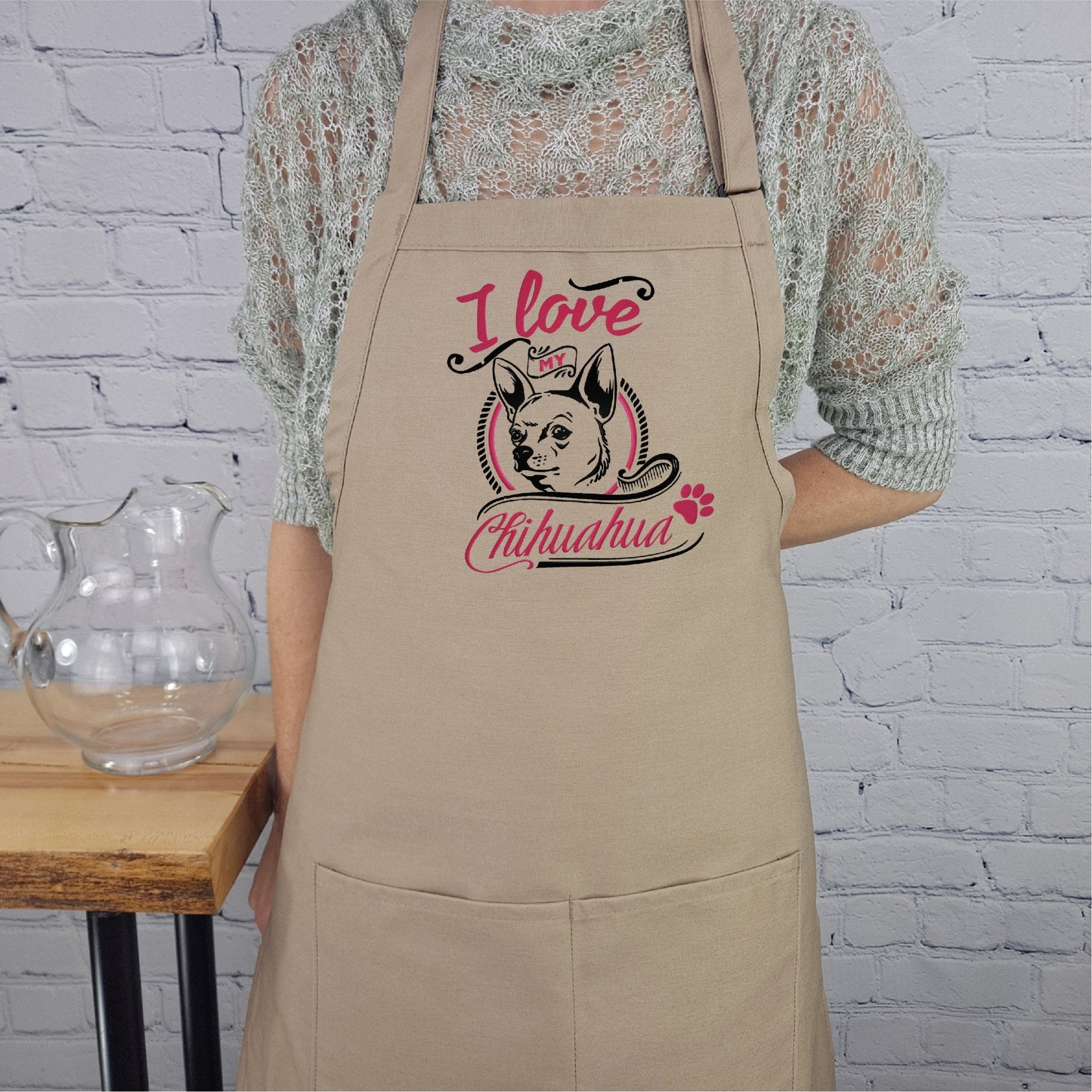 {{product_title}} – {{color}} embroidered kitchen apron
