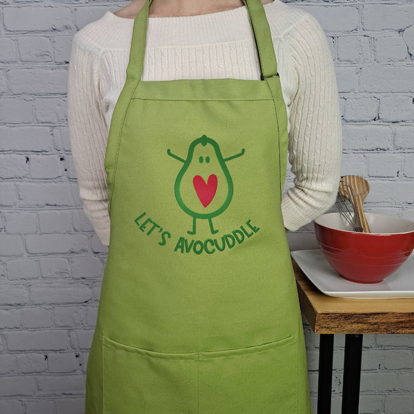 {{product_title}} – {{color}} embroidered kitchen apron