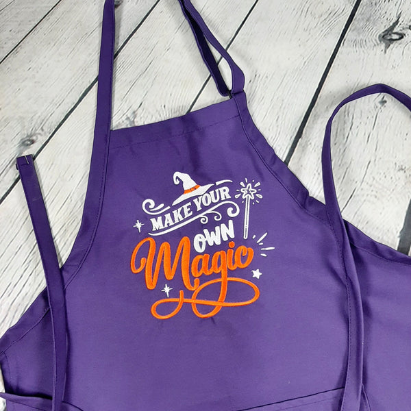 {{product_title}} – {{color}} embroidered kitchen apron