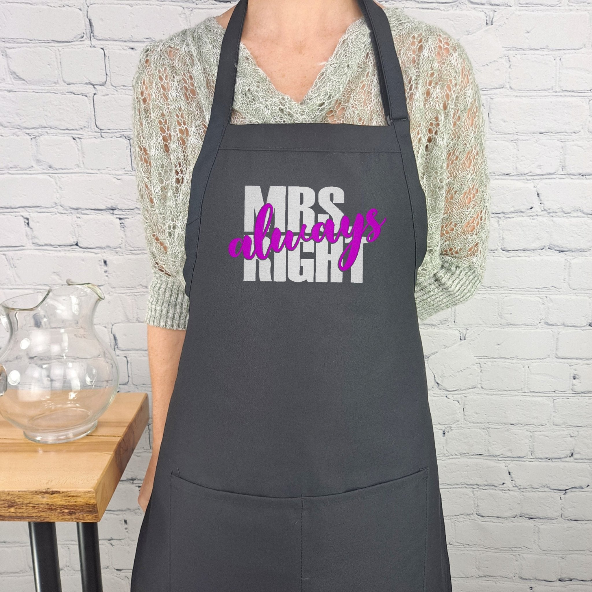 {{product_title}} – {{color}} embroidered kitchen apron