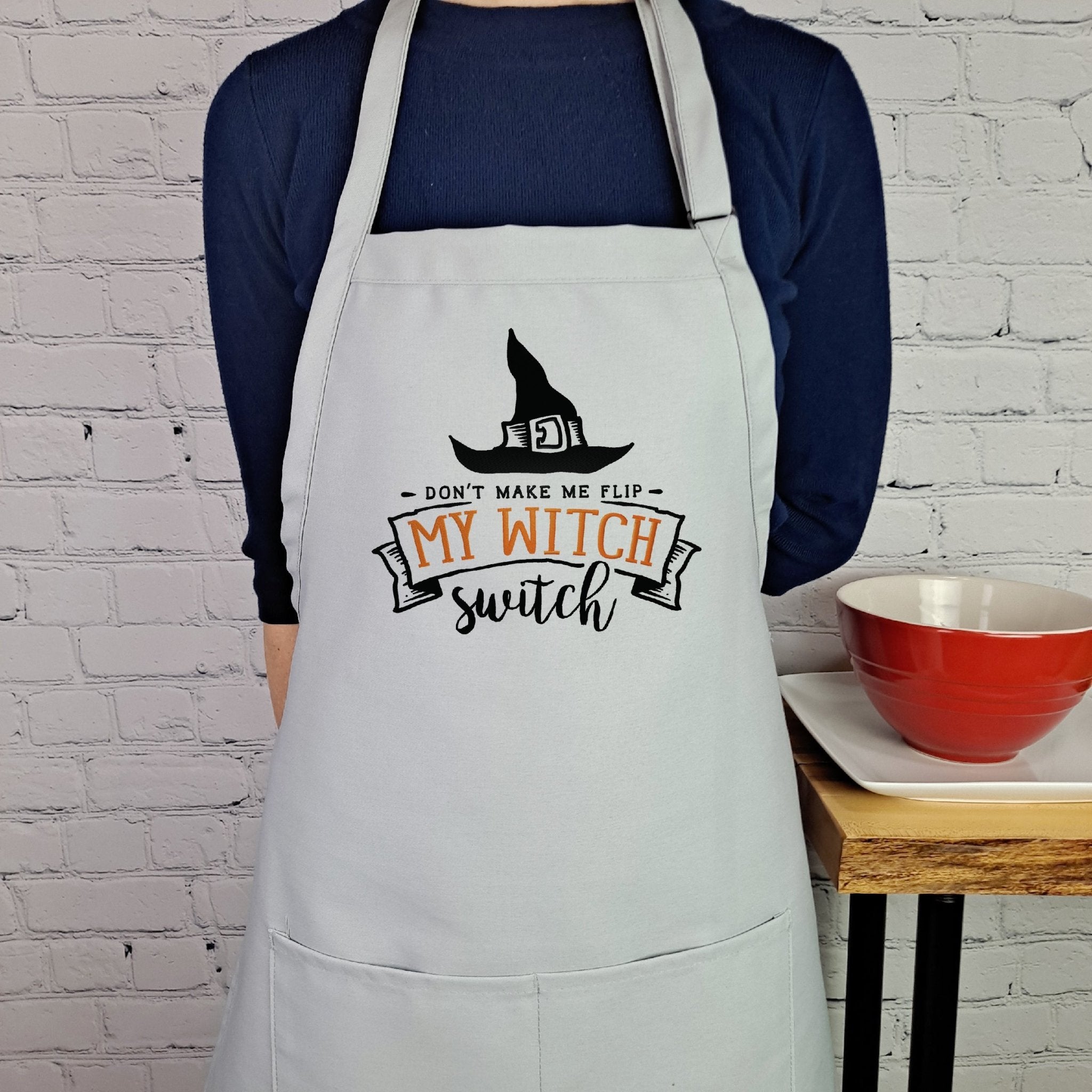 {{product_title}} – {{color}} embroidered kitchen apron