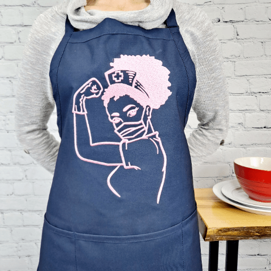 {{product_title}} – {{color}} embroidered kitchen apron