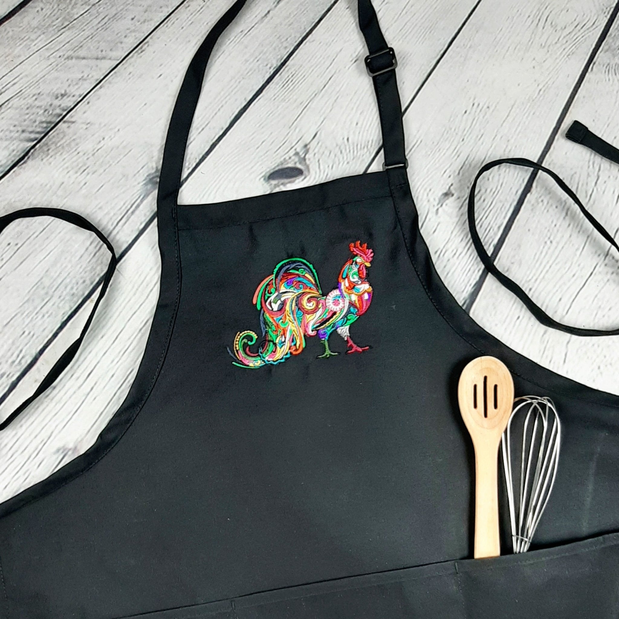 {{product_title}} – {{color}} embroidered kitchen apron
