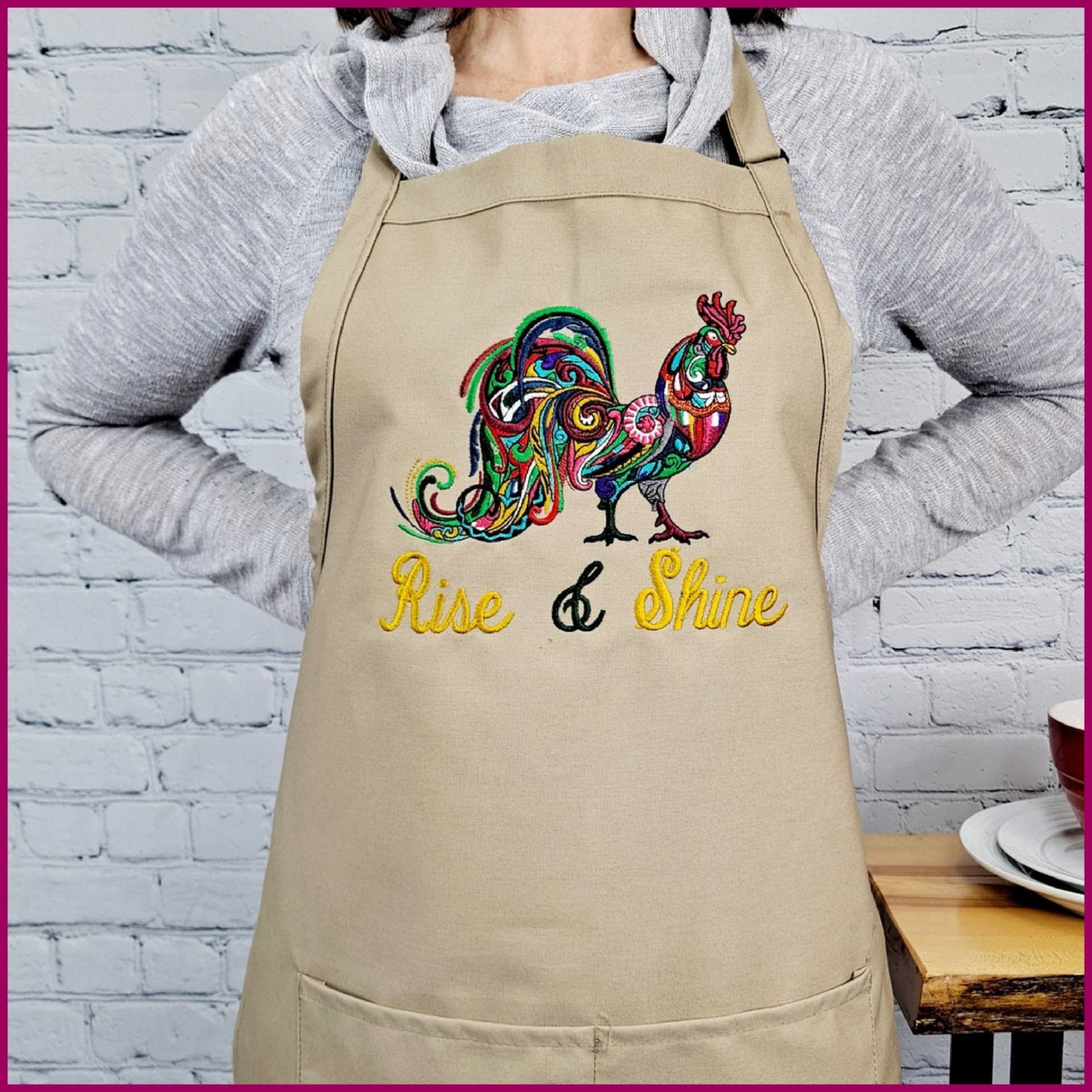 {{product_title}} – {{color}} embroidered kitchen apron