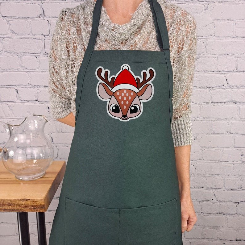 {{product_title}} – {{color}} embroidered kitchen apron