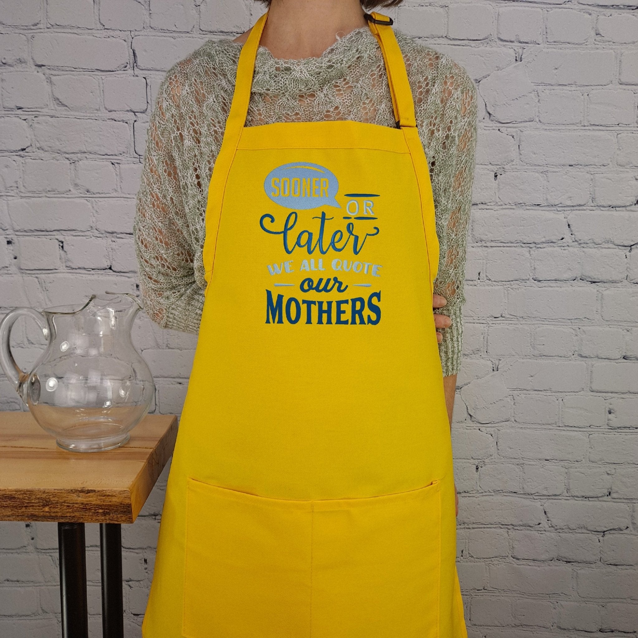 {{product_title}} – {{color}} embroidered kitchen apron