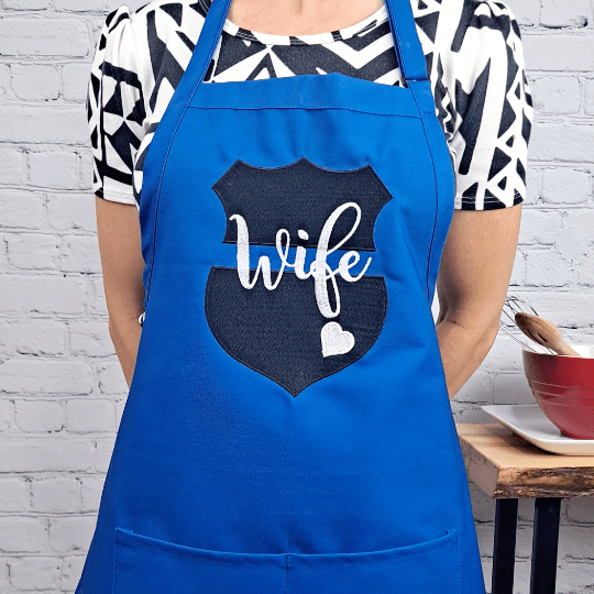 {{product_title}} – {{color}} embroidered kitchen apron
