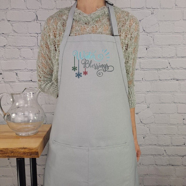 {{product_title}} – {{color}} embroidered kitchen apron