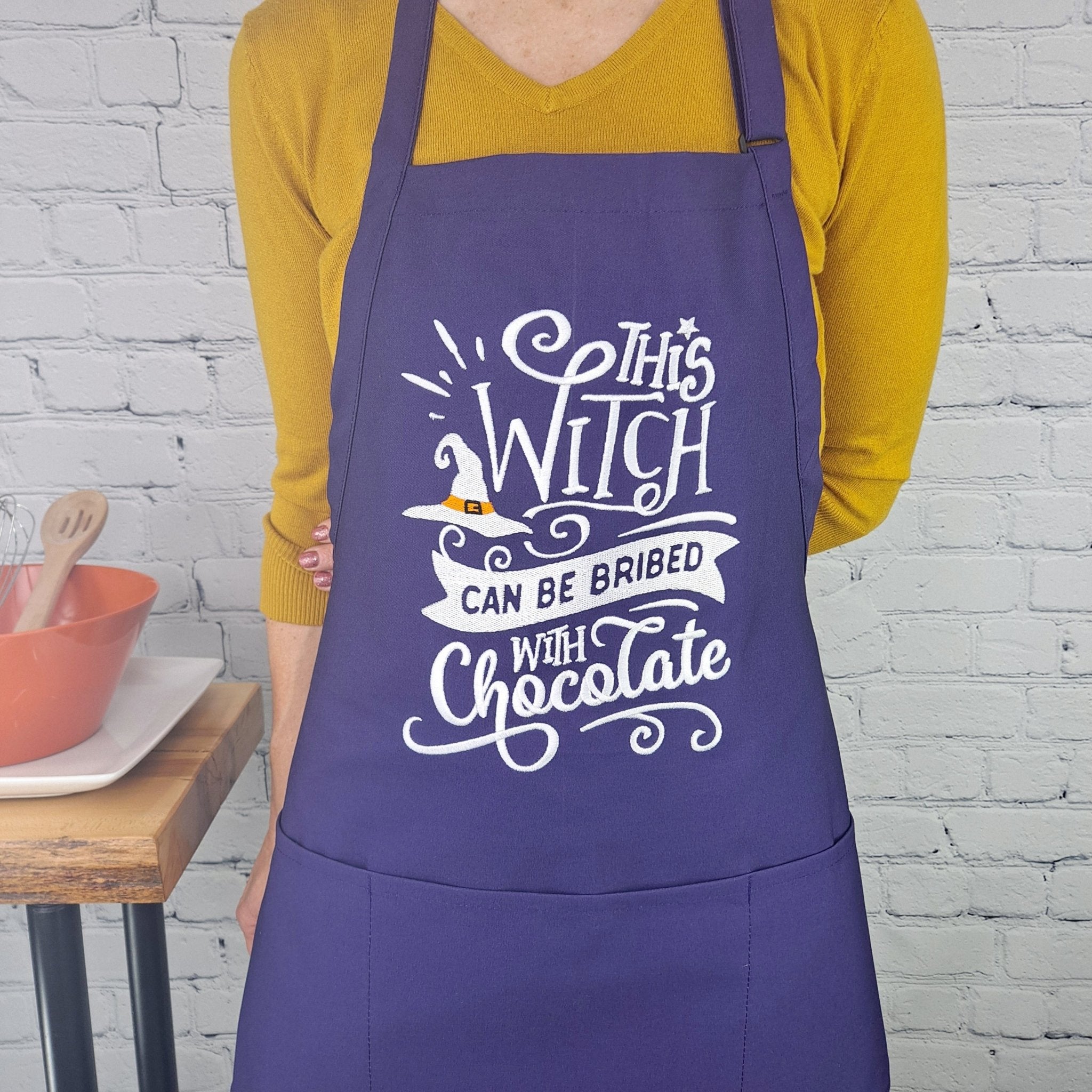 {{product_title}} – {{color}} embroidered kitchen apron