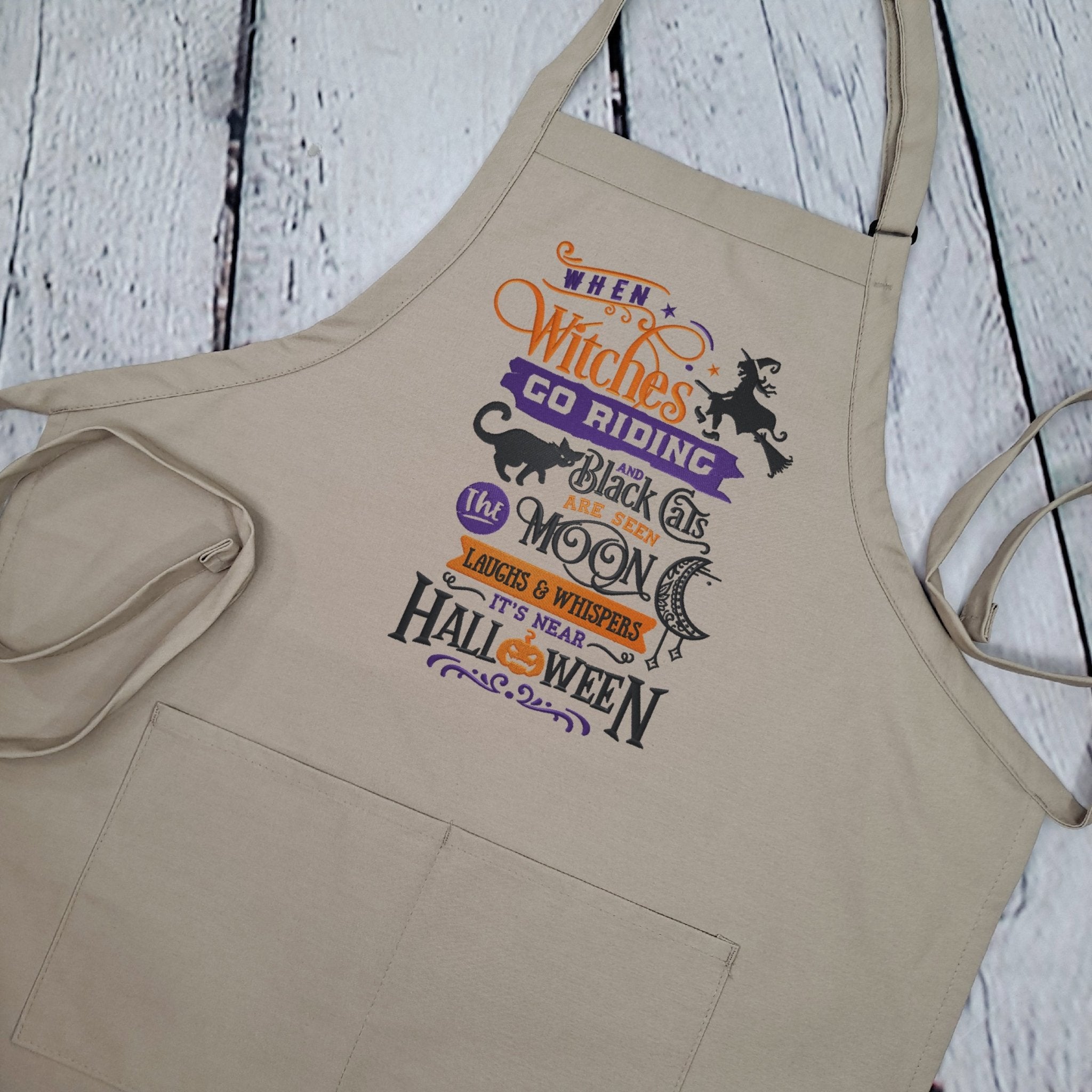 {{product_title}} – {{color}} embroidered kitchen apron