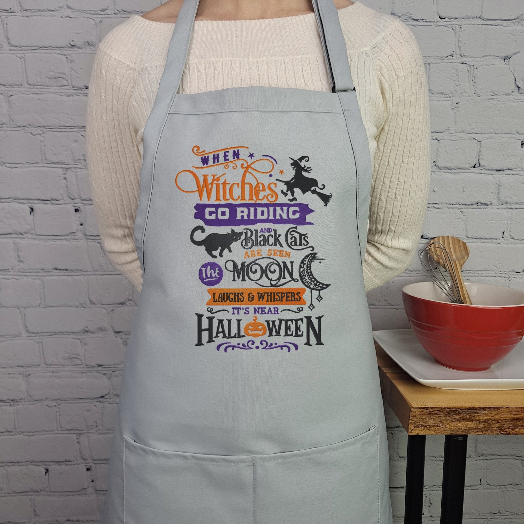 {{product_title}} – {{color}} embroidered kitchen apron